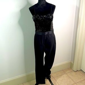 Sequin Stappy Tuxedo Jumpsuit